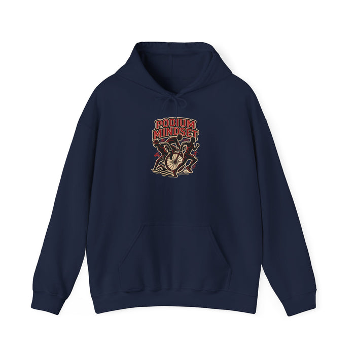 Hoodie - 'Polum Mindset' Vintage Demons Graphic Pullover