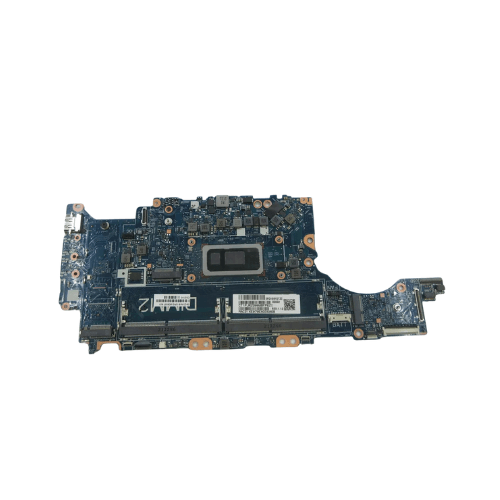 A refurbished HP Elitebook 830 G7 i5 10210U motherboard (M08557-601) by HP, with visible connectors and components, displayed on a white background.