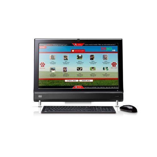 HP TouchSmart 9100 AIO T6570 2.1GHz 4GB 320GB DW 23" Touch W7P | B-Grade