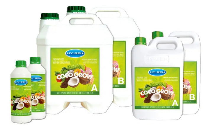 Hy-Gen Coco Growth Formula A & B (2 x 1, 5 Or 20L)