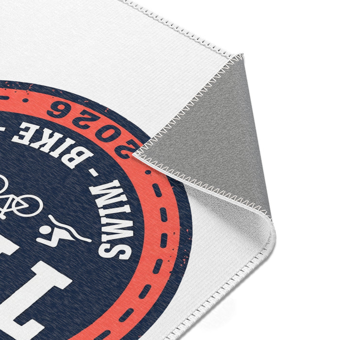 I TRi'D 2026 Transition Mat — First Triathlon Finisher Area Rug