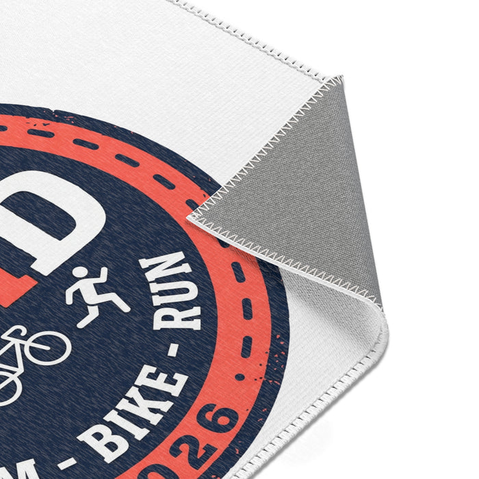 I TRi'D 2026 Transition Mat — First Triathlon Finisher Area Rug