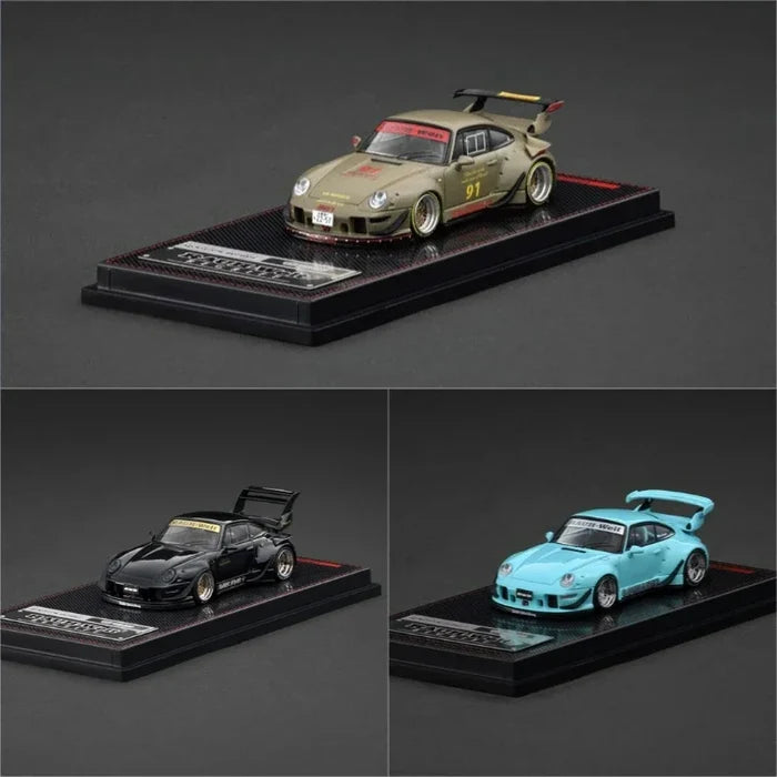 IG 1:64 RWB993 Die-Cast Car Model Miniature Gifts