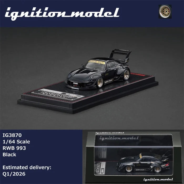 IG 1:64 RWB993 Die-Cast Car Model Miniature Gifts