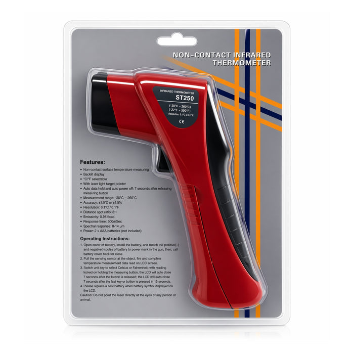Infrared Laser Temperature Non Contact Gun