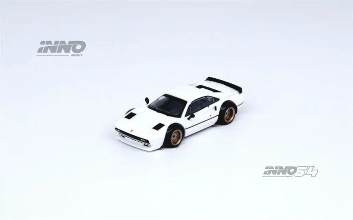 INNO 1:64 LBWK 308 GTB White Diecast Model Car
