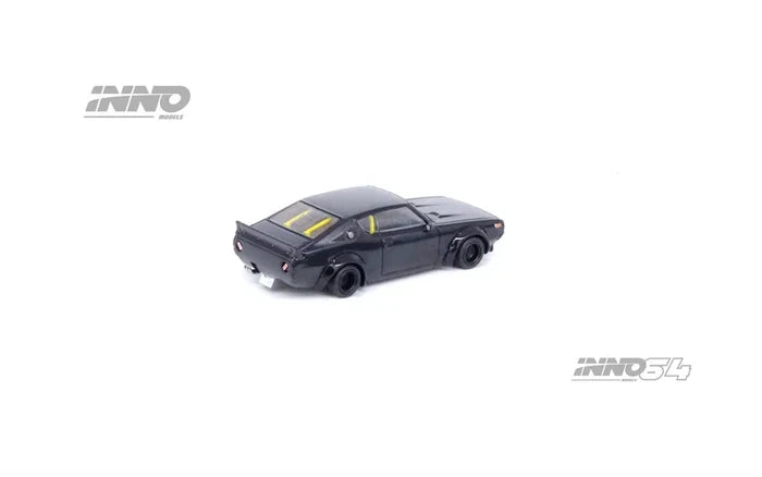 INNO 1:64 SKYLINE 2000 GT-R (KPGC110) KENMERI Black Diecast Model Car