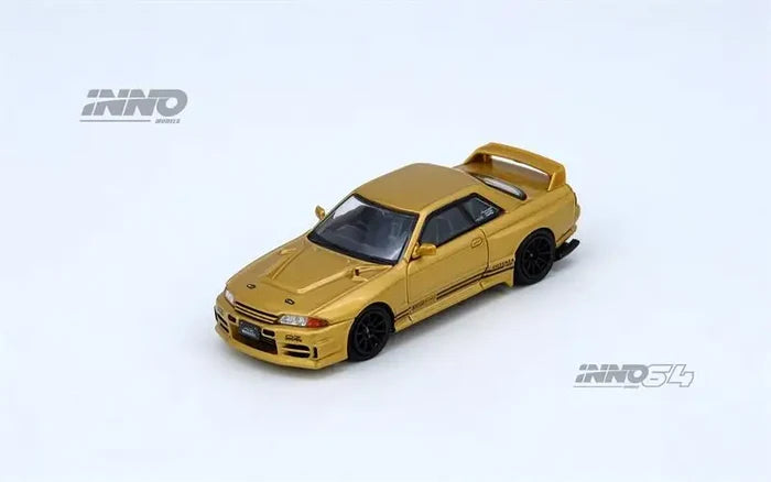 INNO64 1:64 TOP SECRET BNR32 GT-R (650R) Gold Collection Miniature DieCast Model Car