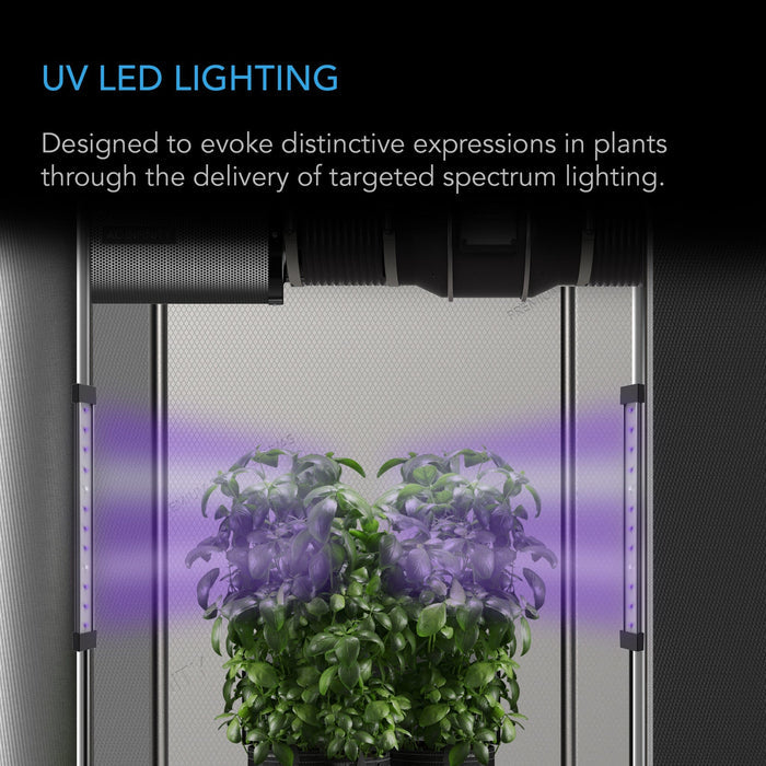 Ionbeam U2, Targeted Spectrum UV LED Grow Light Bars, 2-Bar Kit 11 inch / 28 cm