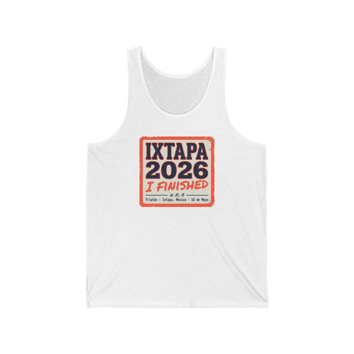 Ixtapa 2026 Tank Top – "I Finished" Vacation Souvenir Beach Tank