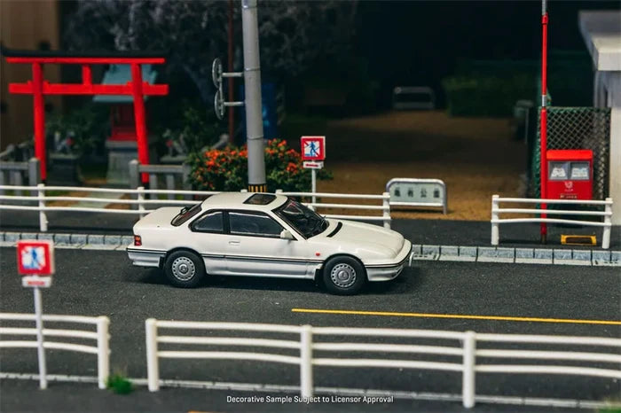 J Collection X Tarmac Works 1:64 BA4 Prelude White Die-Cast Car Model Miniature Gifts