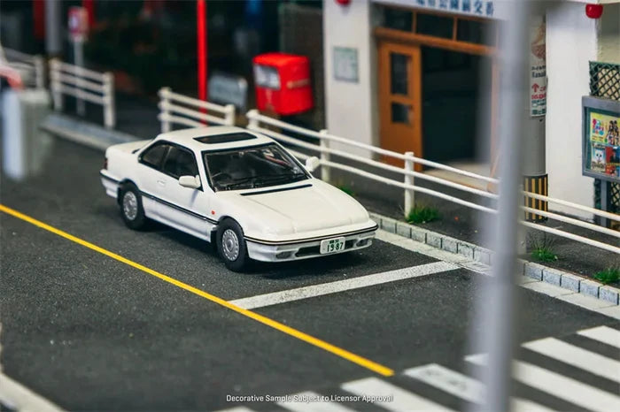 J Collection X Tarmac Works 1:64 BA4 Prelude White Die-Cast Car Model Miniature Gifts