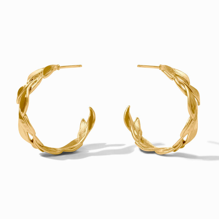 Julie Vos Gold "Willow" Hoop-Medium