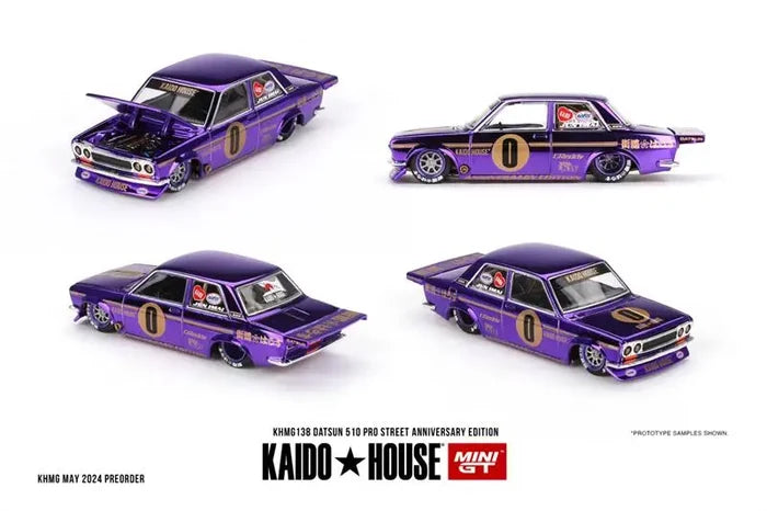 Kaido House x MINI GT 1:64 NSX Datsun 510 Civic LHD Figurine Diecast Model Car