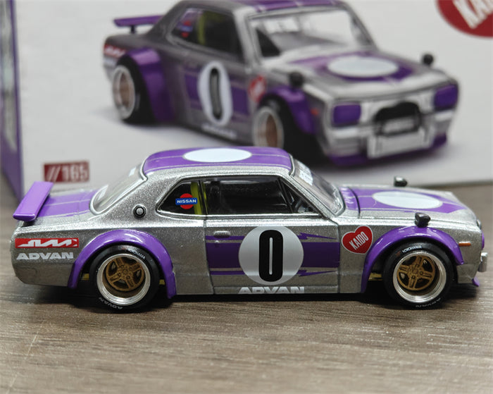 Kaido House x MINI GT 1:64 Skyline GT-R (KPGC10) Kaido Works V1 Diecast Model Car