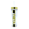 Kappa Alpha Theta Striped Water Bottle - Clearance