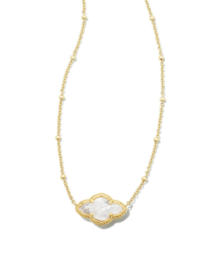 Kendra Scott - Necklace - Abbie Gold Pendant - Ivory Mother-of-Pearl - Findlay Rowe Designs