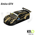 KILO 1:64 EMIRA GT4 LKL TEAM TORO NO.75 2023 Macau Race Winner Die-Cast Car Model Miniature Gifts