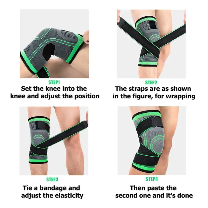 Knee Brace Compression Sleeve for Sports - Health - size chart