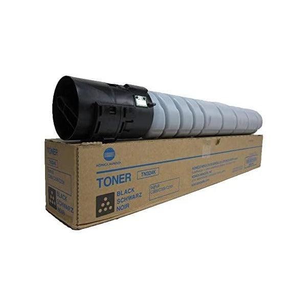 Konica Minolta TN324K Black Toner Cartridge  | Genuine & Brand New