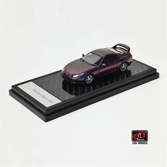 LCD 1:64 Supra Mk4 A80 Yellow / Blue / Green / Magic Purple Diecast Model Car