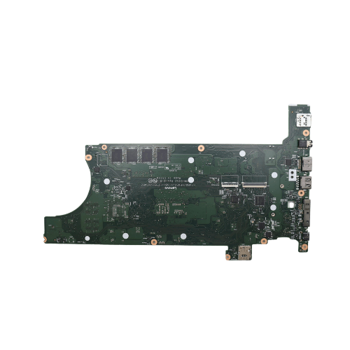 A refurbished Lenovo ThinkPad T14 G2 i5 1145G7 16GB motherboard (model 5B21M82409) by Lenovo, featuring various connectors and ports, isolated on a white background.