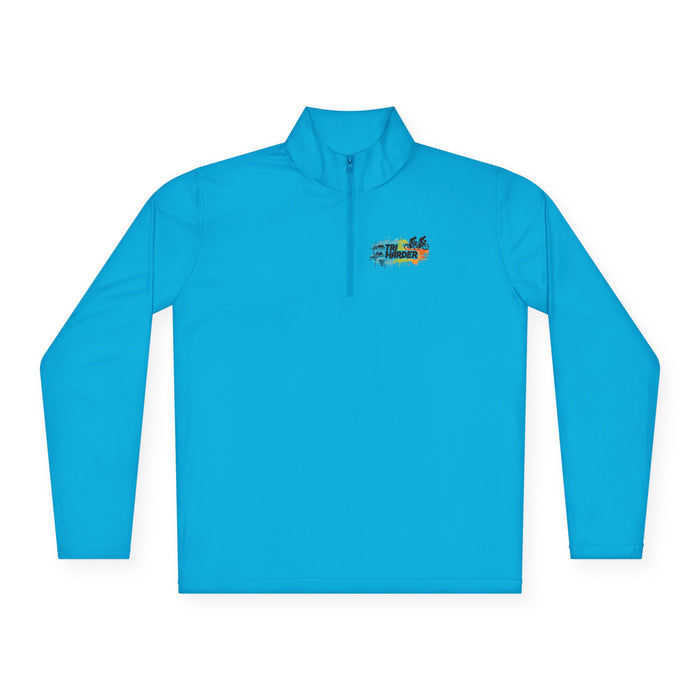 Lightweight Quarter-Zip Pullover - Long-sleeve - detail view