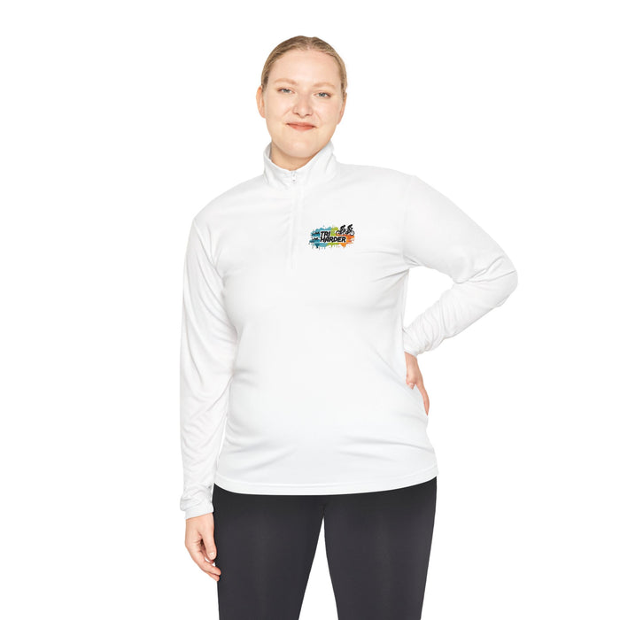 Lightweight Quarter-Zip Pullover - Long-sleeve - size chart