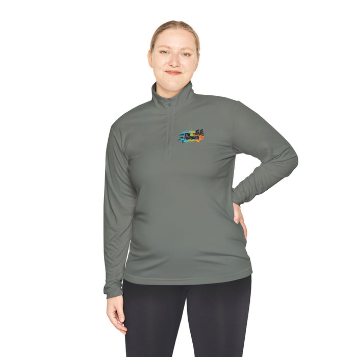 Lightweight Quarter-Zip Pullover - Long-sleeve - size chart