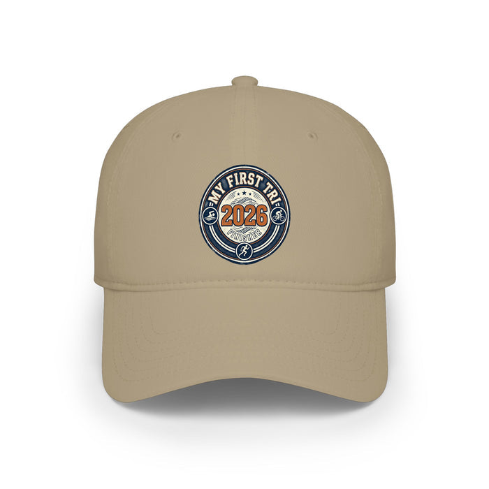 Low-Profile Baseball Cap - My First Taco 2026 Embroidered Patch | 10
