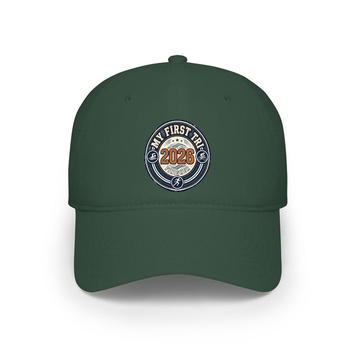 Low-Profile Baseball Cap - My First Taco 2026 Embroidered Patch | 10