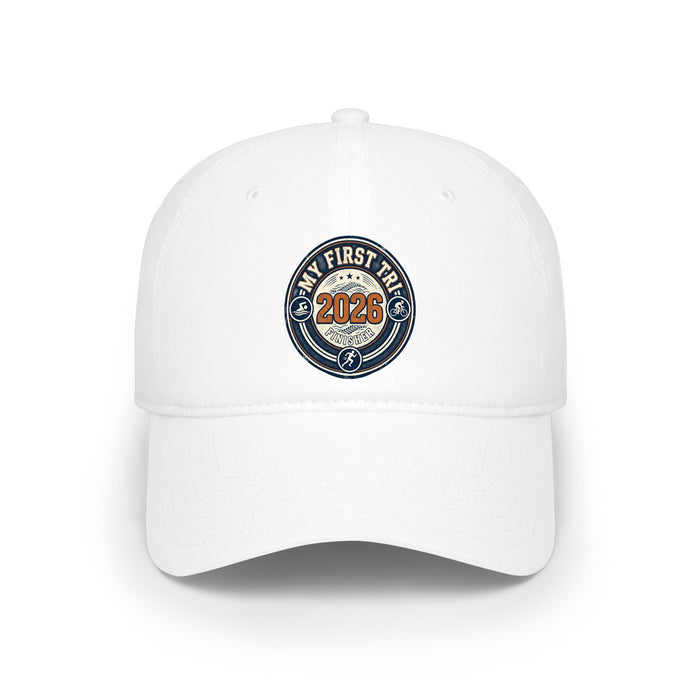 Low-Profile Baseball Cap - My First Taco 2026 Embroidered Patch | 10
