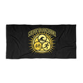Made to Conquer Triathlon Beach Towel — Swim Bike Run Athletic Beach Towel