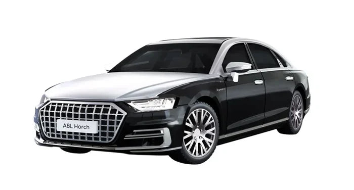 MASDI 1:64 A8L Hoshi's version 2021 Silver Black Diecast Model Car
