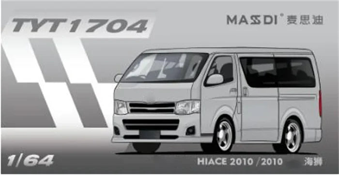 MASDI 1:64 Hiace Diecast Model Car