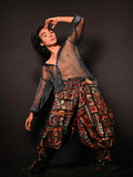 Men's Abstract Graphic Vintage Hippy Harem Pants For Yoga Dance Travel image 1