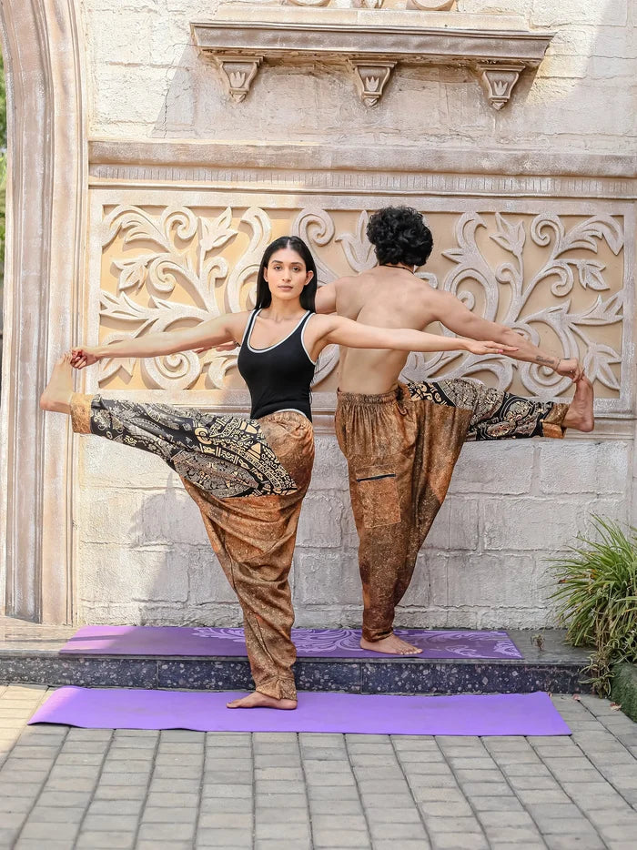 Men's Aladdin Balloon Harem Pants For Yoga Dance Travel Hippypant enimane.myshopify.com