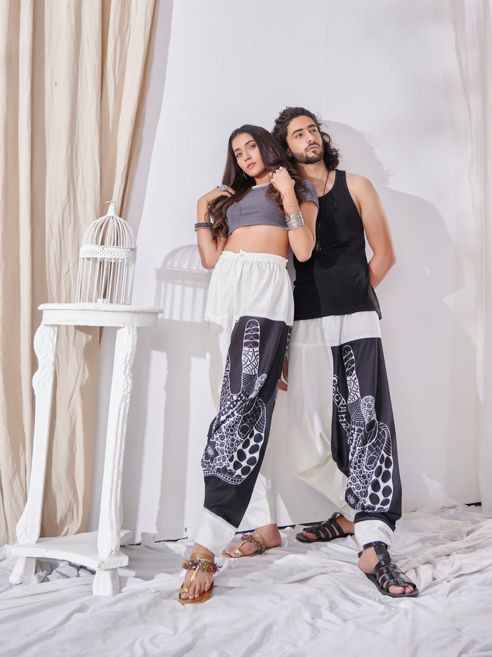 Men's Aladdin Ninja Hippy Boho Harem Pants For Yoga Dance Travel image 7