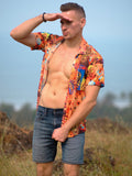 Buy Men's Artistic Printed Travel Pool Shirt