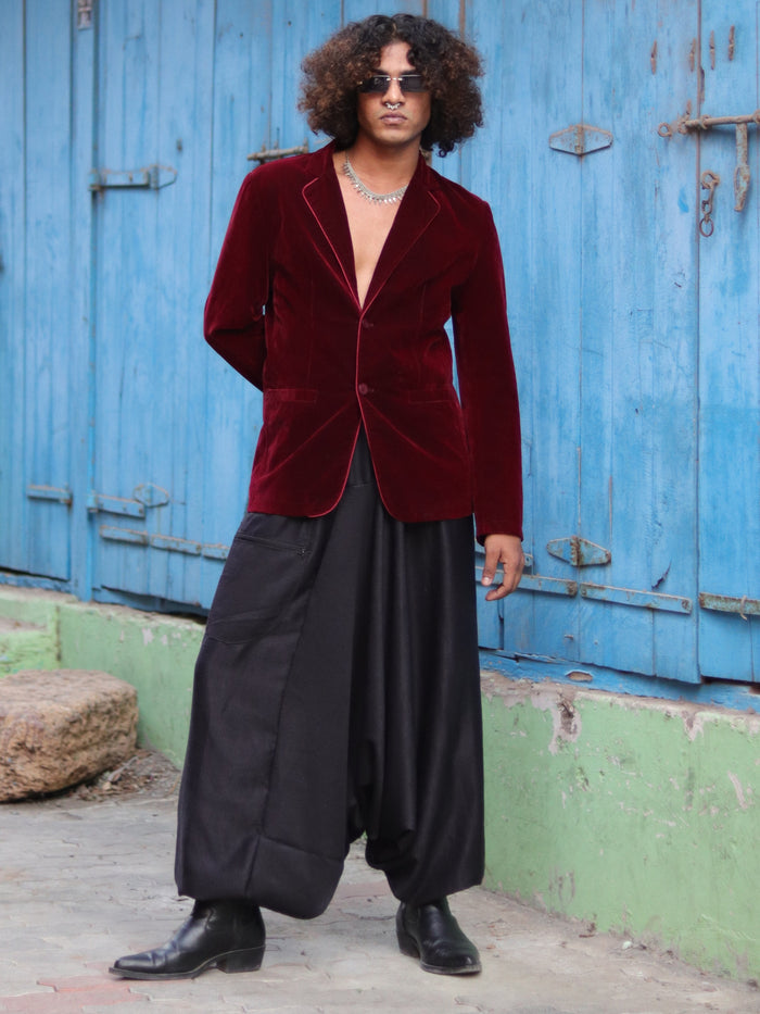 Men's Black Harem Pants For Fashion Travel Dance Yoga - Casual Pants