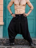 Men's Black Harem Pants For Travel Dance Yoga Fashion