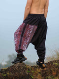 Men's Boho Rage Flare Hippy Balloon Harem Pants for Travel Dance Yoga image 1