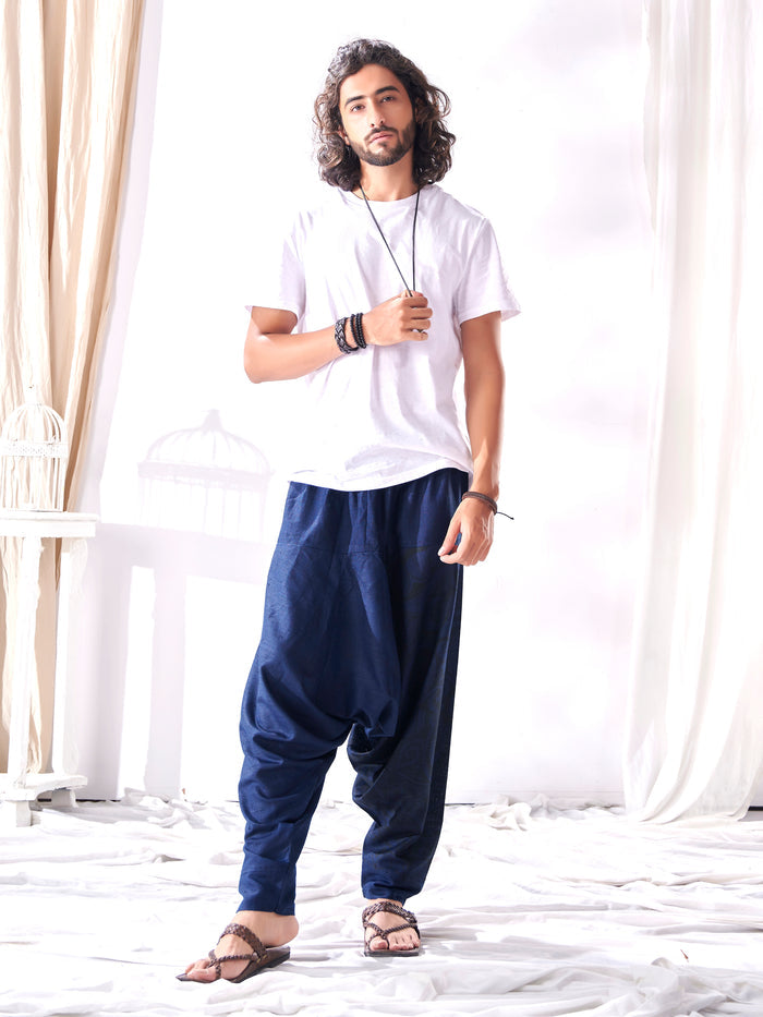 Buy Men's Casual Hippy Boho Baggy Tibetan Harem Pant For Yoga Dance Travel Track