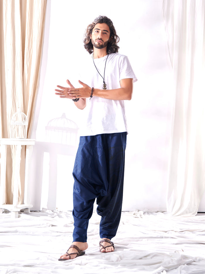 Buy Men's Casual Hippy Boho Baggy Tibetan Harem Pant For Yoga Dance Travel Track