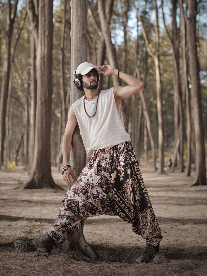 Men's Hippy Printed Hippy Harem Pants For Yoga Dance Travel