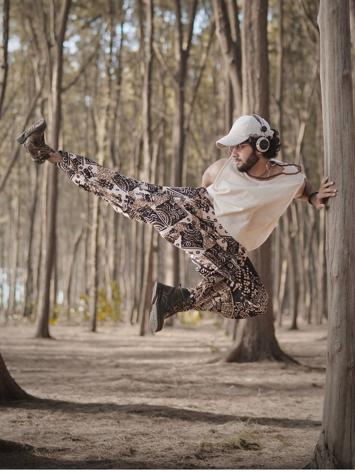 Men's Hippy Printed Hippy Harem Pants For Yoga Dance Travel