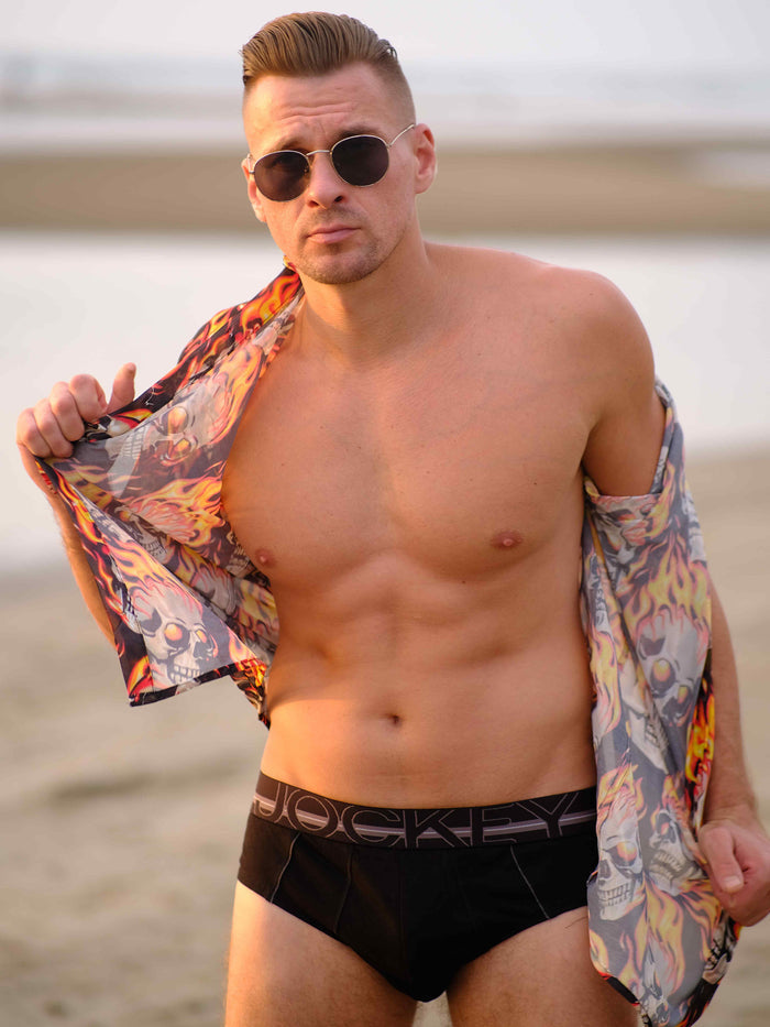Men's Inferno Rider Printed Travel Shirt