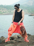 Men's Lion Print Bohemian Hippy Harem Pants For Travel Yoga Dance image 1