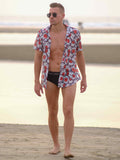 Men's Mystic Gaze Printed Travel Beach Shirt