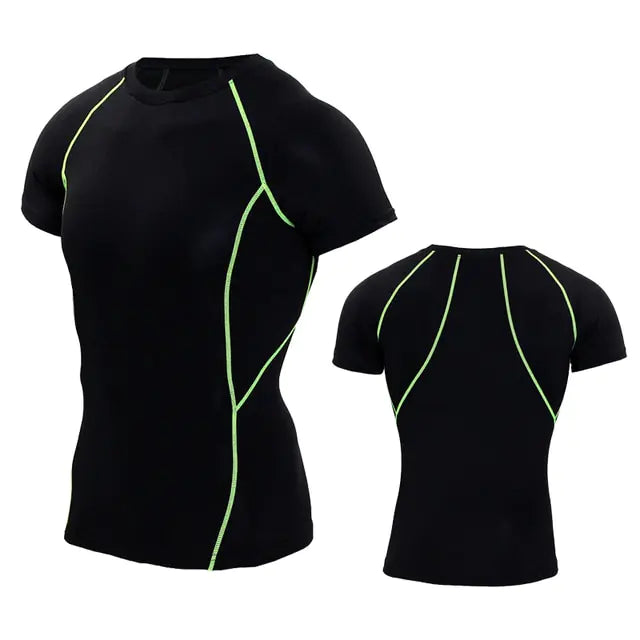 Black with Green Line / Small